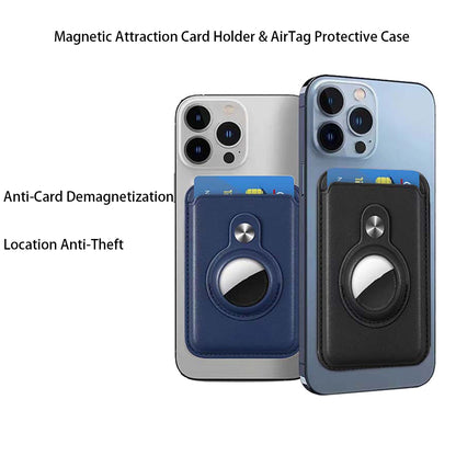 Walvefa FS402 Compact Airtag Phone Back Card Holder for the Fashion-Forward