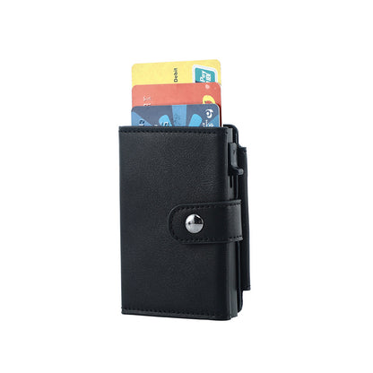 Walvefa FS306 Card Blocr Credit Card Wallet with Oversized Coin Pocket RFID Blocking Slim Minimalist Card Holder